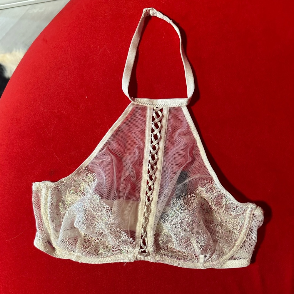 Victoria Secret NWT Iridescent Couture bra top Sz XS